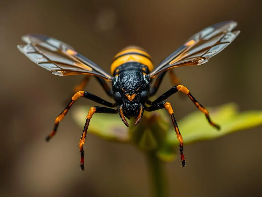 simbolo y significado de la avispa aracnidida