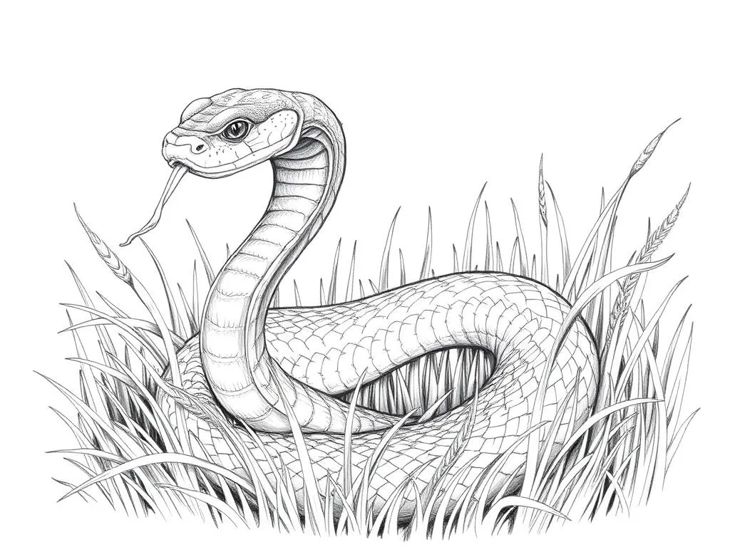 Simbolismo de la Serpiente de Hierba y Animal Espiritual