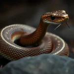 simbolo y significado de la serpiente marron