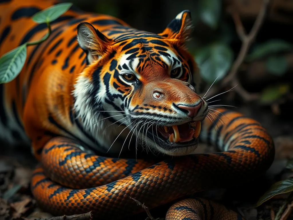 simbolo y significado de la serpiente tigre del este