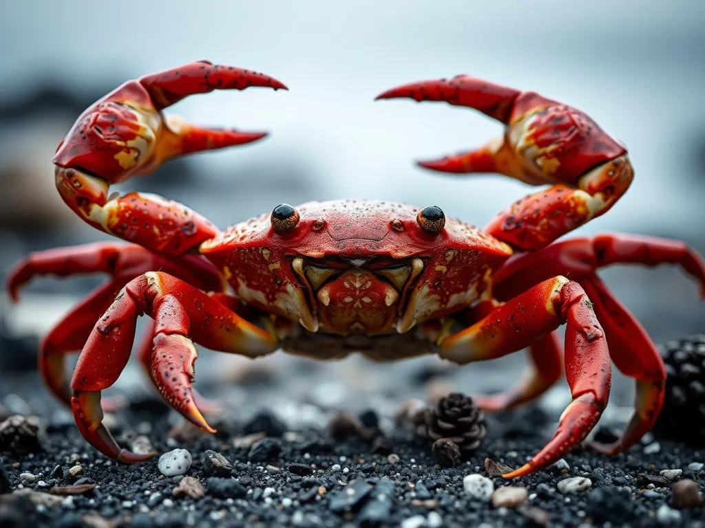 simbolo y significado del cangrejo rojo de la isla de navidad