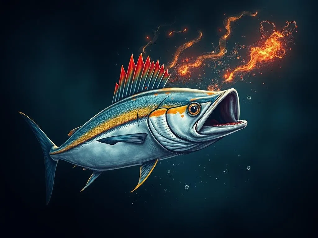 simbolo y significado del pez rey mackerel