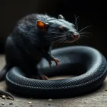 simbologia y significado de la serpiente rata negra