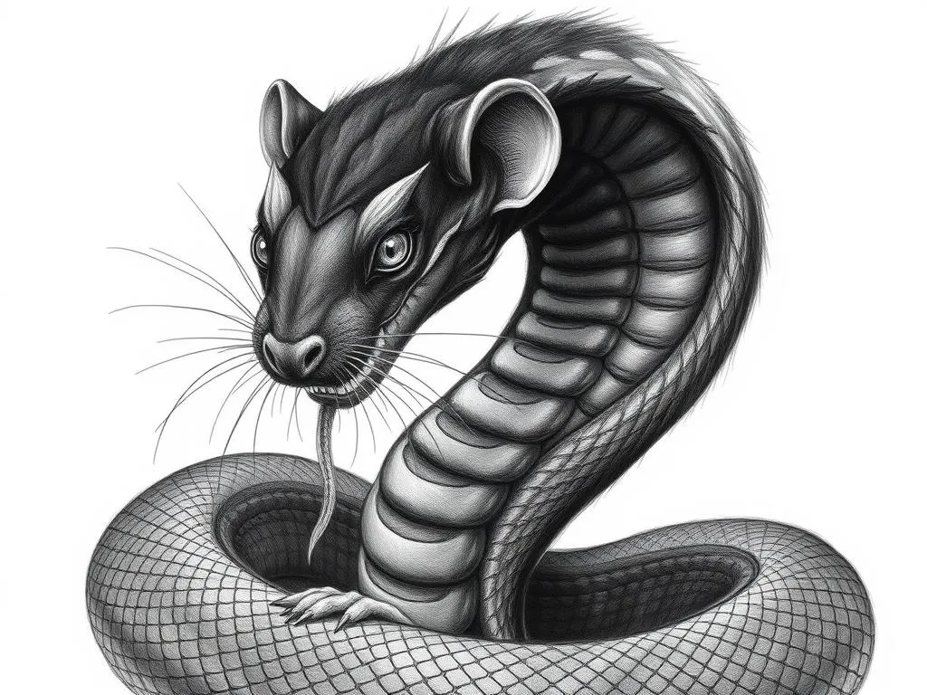 Simbolismo de la serpiente rata negra y animal espiritual