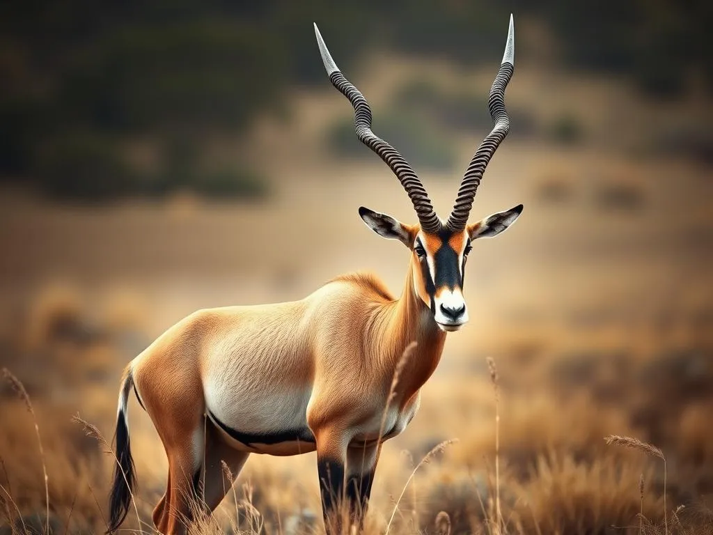 simitar corne horned oryx simbolismo y significado