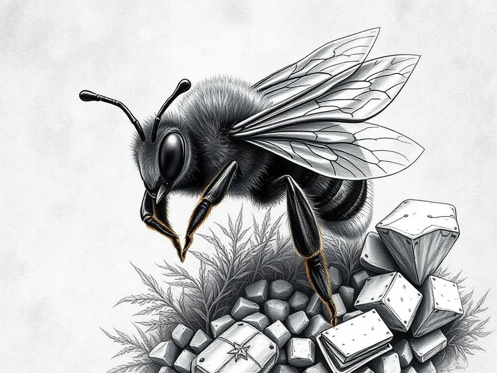 Simbolismo de la Abeja Minera Cenicienta y Animal Espiritual