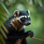 symbolismo y significado del civet de palma enmascarado