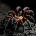 tarantula de rodillas rojas simbolismo y significado