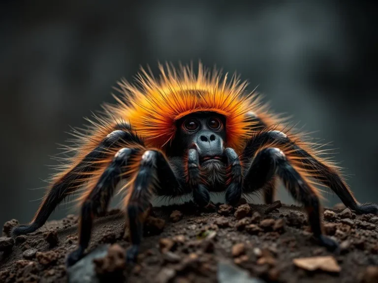 Tarantula Babuino Naranja: Simbolismo y Poder Espiritual