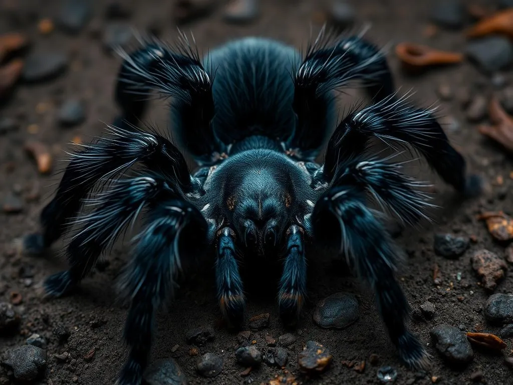 tarantula negra brasilena simbolismo y significado