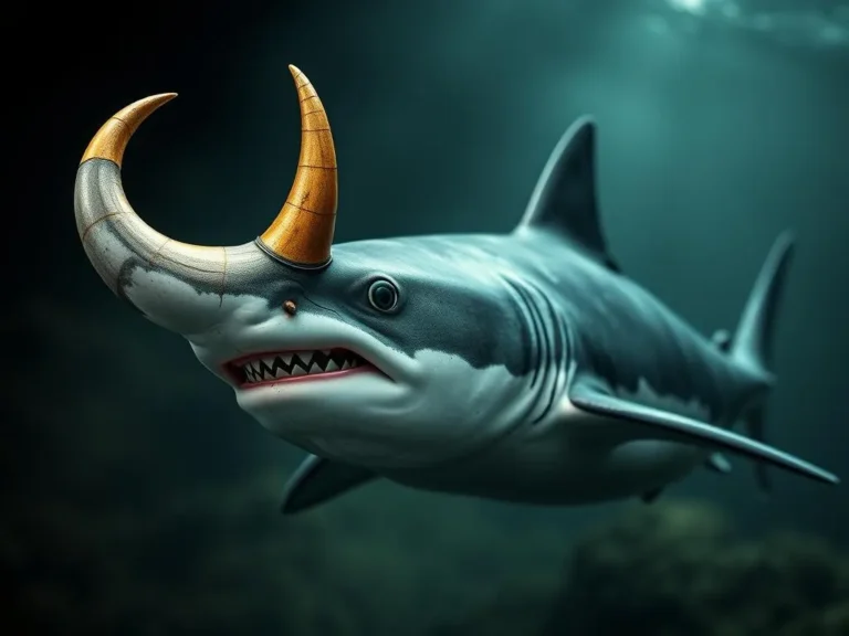 Simbolismo del Tiburón Cornudo: Espíritu Marino y Mensajero de Sabiduría