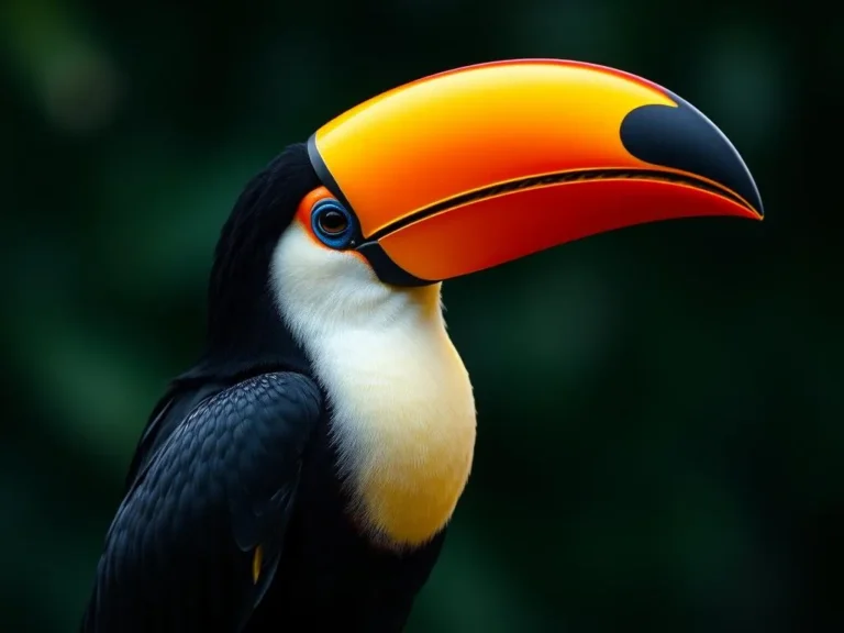 Simbolismo y Animal Espiritual del Tucán de Pico de Quilla: Un Mensajero de Alegría y Color